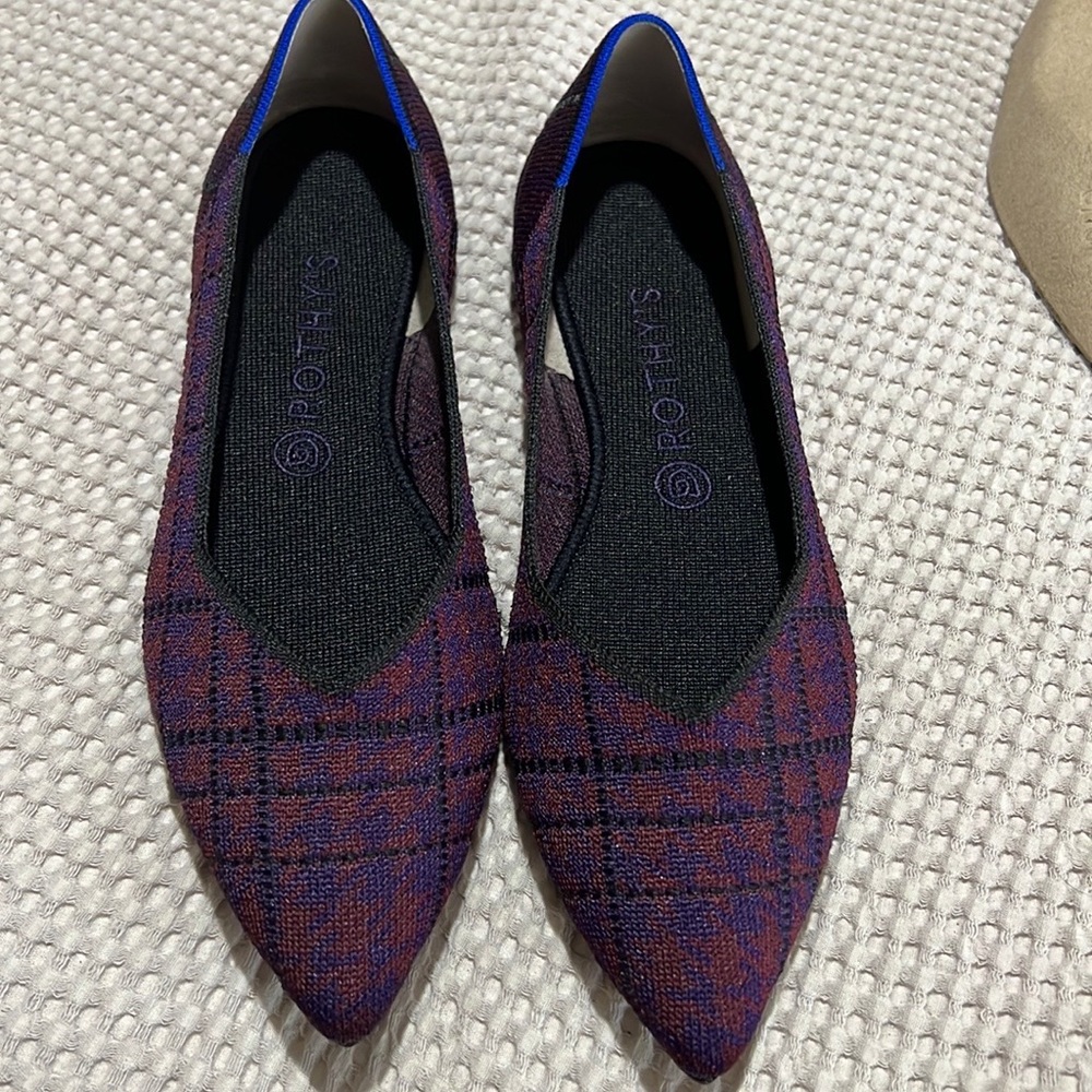 Rothy’s Cranberry Plaid